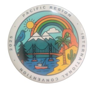 Button Pacific Region International Convention AA 2025 3"