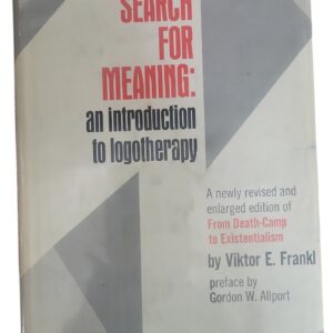 Man's Search for Meaning Frankl, Viktor E. HC G+ March 1968 7th