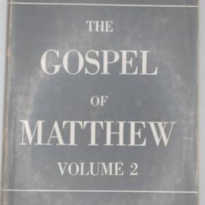 William Barclay The Gospel of Matthew Volume 2 Daily Bible Study Series 1958 HC Mylar Wrapper  HC VG+  2nd in set