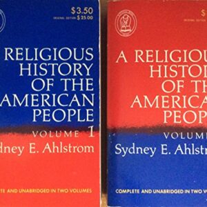 A Religious History of the American People Sydney E. Ahlstrom Vol 1 & 2 Paperback Has Highlighting